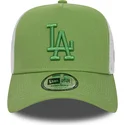 mutzen-gebogen-grun-snapback-a-frame-league-essential-der-los-angeles-dodgers-mlb-von-new-era