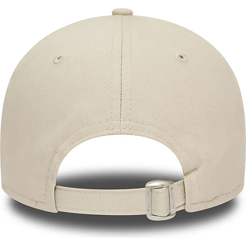 mutzen-gebogen-beige-verstellbares-band-negro-9twenty-league-essential-der-los-angeles-dodgers-mlb-von-new-era