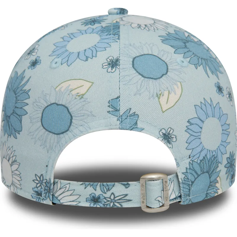 mutzen-gebogen-blau-verstellbares-band-9forty-floral-all-over-print-der-new-york-yankees-mlb-von-new-era mutzen-gebogen-blau-verstellbares-band-9forty-floral-all-over-print-der-new-york-yankees-mlb-von-new-era