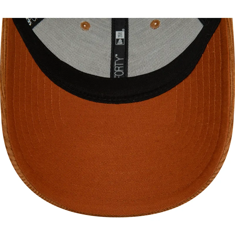 mutzen-gebogen-braun-verstellbares-band-9forty-cord-der-new-york-yankees-mlb-von-new-era