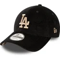 mutzen-gebogen-schwarz-verstellbares-band-9forty-cord-der-los-angeles-dodgers-mlb-von-new-era