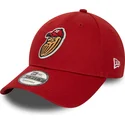 mutzen-gebogen-rot-verstellbares-band-9forty-minor-league-der-modesto-nuts-milb-von-new-era