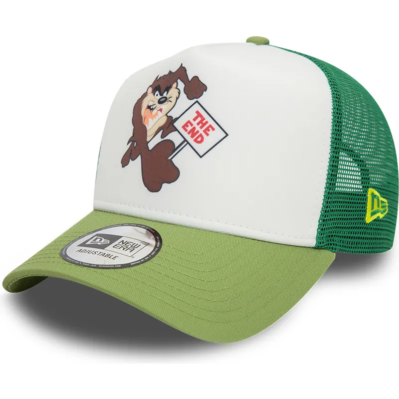 mutzen-gebogen-grun-snapback-a-frame-frame-character-de-diablo-der-tasmania-looney-tunes-von-new-era