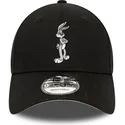 mutzen-gebogen-schwarz-verstellbares-band-9forty-character-der-bugs-bunny-looney-tunes-von-new-era