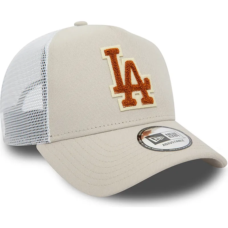 mutzen-gebogen-beige-snapback-marron-a-frame-boucle-der-los-angeles-dodgers-mlb-von-new-era mutzen-gebogen-beige-snapback-marron-a-frame-boucle-der-los-angeles-dodgers-mlb-von-new-era