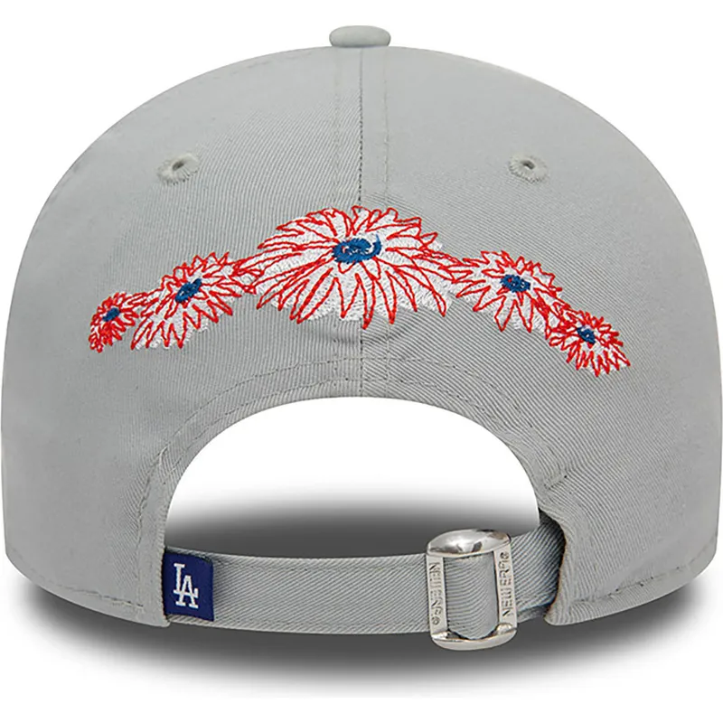 mutzen-gebogen-grau-verstellbares-band-9forty-flower-icon-der-los-angeles-dodgers-mlb-von-new-era