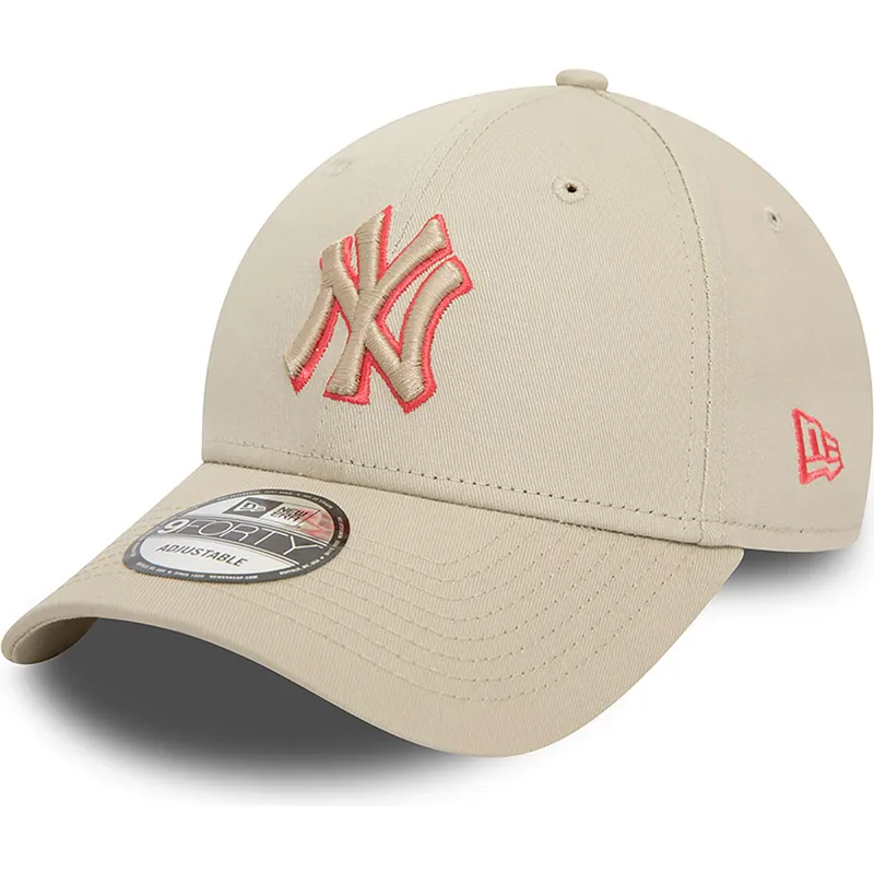 beige-verstellbare-curved-cap-9forty-team-outline-der-new-york-yankees-mlb-von-new-era beige-verstellbare-curved-cap-9forty-team-outline-der-new-york-yankees-mlb-von-new-era