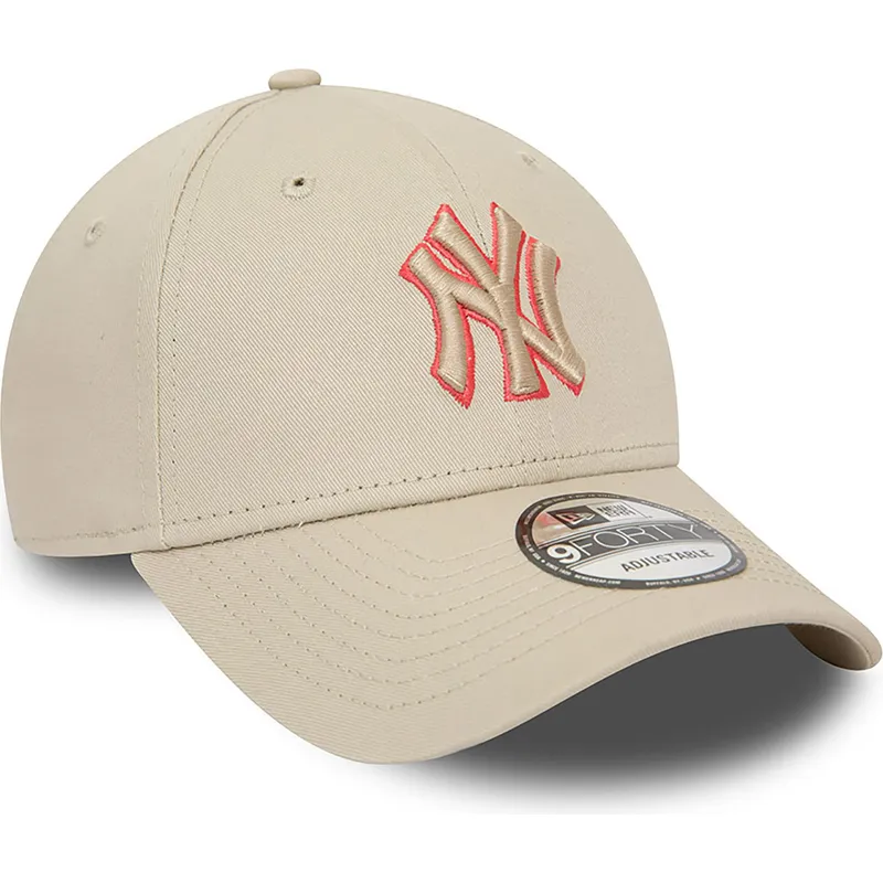 beige-verstellbare-curved-cap-9forty-team-outline-der-new-york-yankees-mlb-von-new-era beige-verstellbare-curved-cap-9forty-team-outline-der-new-york-yankees-mlb-von-new-era