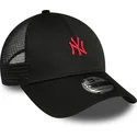 mutzen-gebogen-schwarz-verstellbares-band-9forty-home-field-der-new-york-yankees-mlb-von-new-era