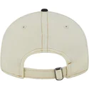 beige-und-marineblaue-verstellbare-flache-kappe-9fifty-retro-crown-denim-der-new-york-yankees-mlb-von-new-era