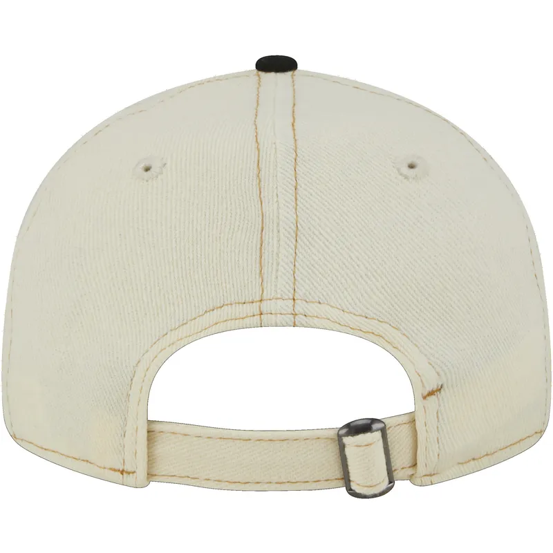 beige-und-marineblaue-flache-9fifty-retro-crown-denim-kappe-der-atlanta-braves-mlb-von-new-era beige-und-marineblaue-flache-9fifty-retro-crown-denim-kappe-der-atlanta-braves-mlb-von-new-era