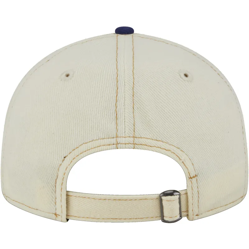 beige-und-blaue-9fifty-retro-crown-denim-flat-cap-der-los-angeles-dodgers-mlb-von-new-era