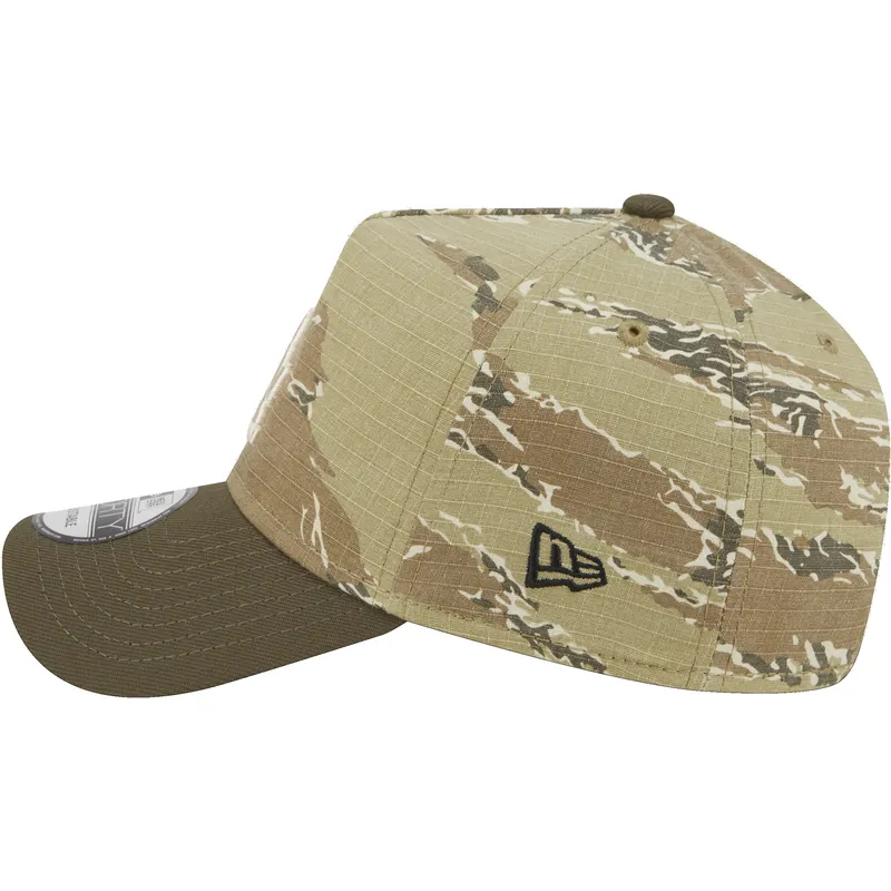 gebogene-camouflage-kappe-snapback-9forty-a-frame-two-tone-tiger-der-los-angeles-dodgers-mlb-von-new-era