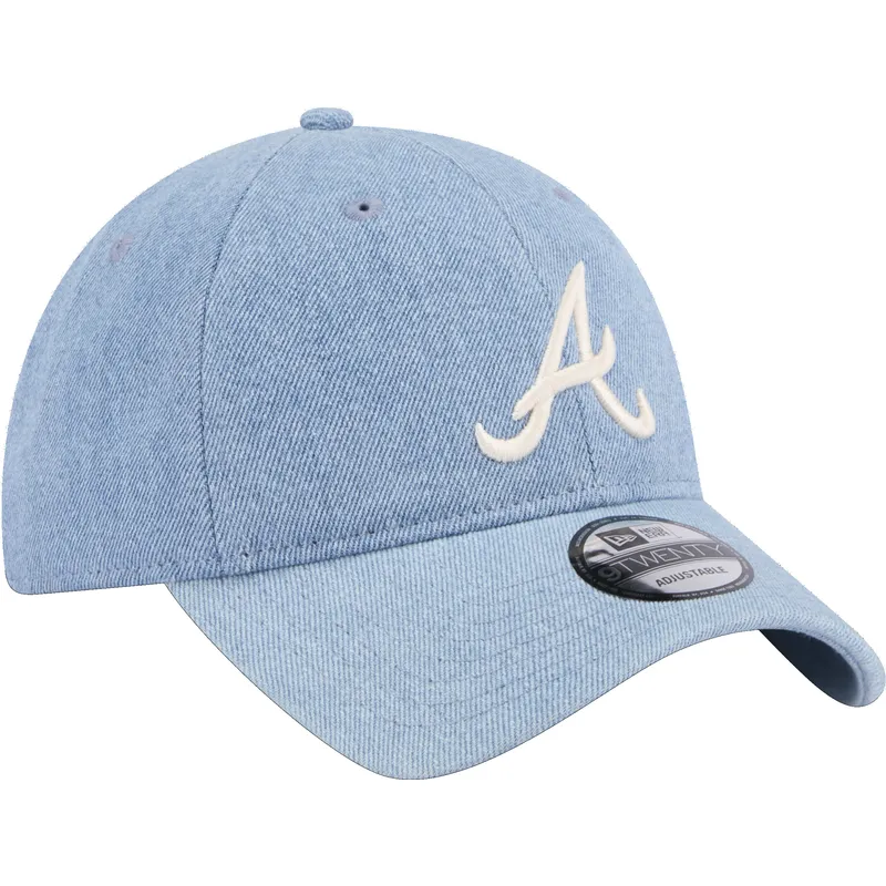 mutzen-gebogen-blau-verstellbares-band-9twenty-washed-denim-der-atlanta-braves-mlb-von-new-era mutzen-gebogen-blau-verstellbares-band-9twenty-washed-denim-der-atlanta-braves-mlb-von-new-era