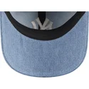 mutzen-gebogen-blau-verstellbares-band-9twenty-washed-denim-der-new-york-yankees-mlb-von-new-era