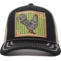 casquette-trucker-noire-et-beige-coq-ye-olde-cock-the-farm-retro-classic-goorin-bros