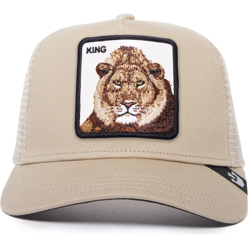 trucker-cap-beige-lowe-the-king-lion-the-farm-von-goorin-bros trucker-cap-beige-lowe-the-king-lion-the-farm-von-goorin-bros