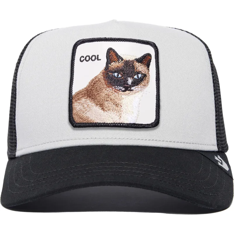 trucker-cap-weiss-und-schwarz-katze-cool-cat-the-farm-premium-von-goorin-bros trucker-cap-weiss-und-schwarz-katze-cool-cat-the-farm-premium-von-goorin-bros