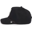 schwarze-gebogene-snapback-kappe-rottweiler-alpha-dog-100-the-farm-all-over-canvas-von-goorin-bros