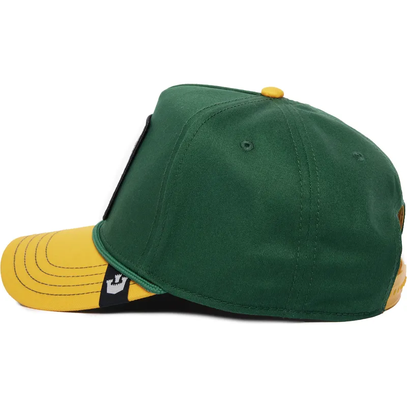 grune-und-gelbe-gebogene-snapback-kappe-elefant-extra-large-100-the-farm-all-over-canvas-von-goorin-bros grune-und-gelbe-gebogene-snapback-kappe-elefant-extra-large-100-the-farm-all-over-canvas-von-goorin-bros
