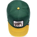 grune-und-gelbe-gebogene-snapback-kappe-elefant-extra-large-100-the-farm-all-over-canvas-von-goorin-bros