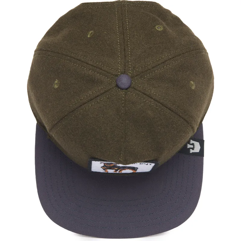 grune-und-blaue-flatcap-snapback-rottweiler-hund-bad-boy-top-dog-the-farm-flats-von-goorin-bros