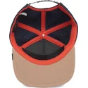 marineblaue-und-braune-flatcap-snapback-wolf-lone-wolf-one-pack-the-farm-flats-von-goorin-bros