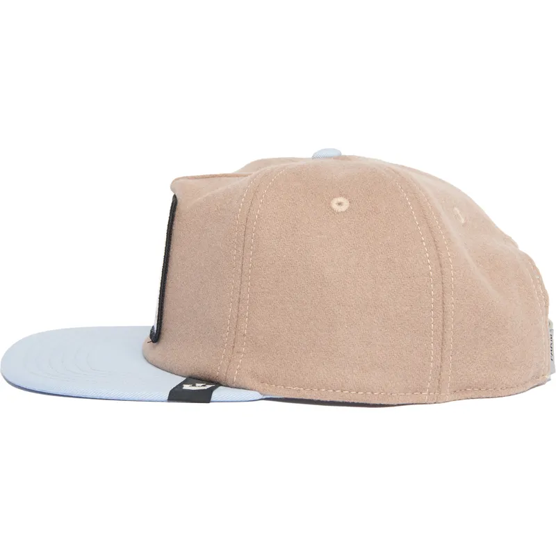 braune-und-blaue-flatcap-snapback-hahn-cock-free-range-the-farm-flats-von-goorin-bros braune-und-blaue-flatcap-snapback-hahn-cock-free-range-the-farm-flats-von-goorin-bros