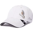 weisse-verstellbare-curved-cap-taube-2-blessed-2-b-stressed-the-farm-lady-balls-von-goorin-bros