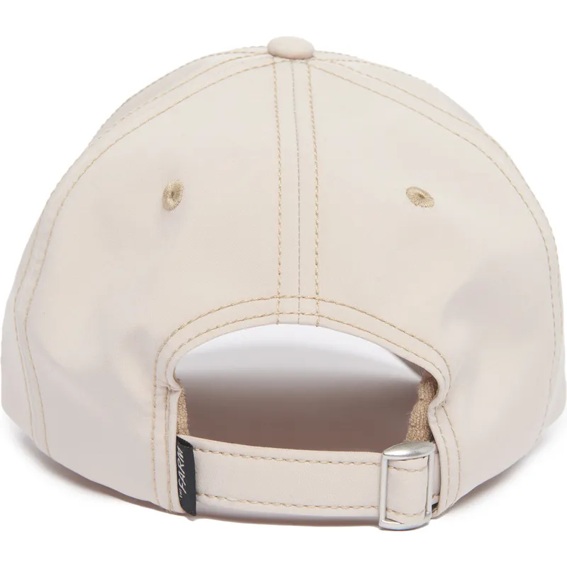 beige-gebogene-verstellbare-kappe-schmetterling-forever-fresh-the-farm-lady-balls-von-goorin-bros
