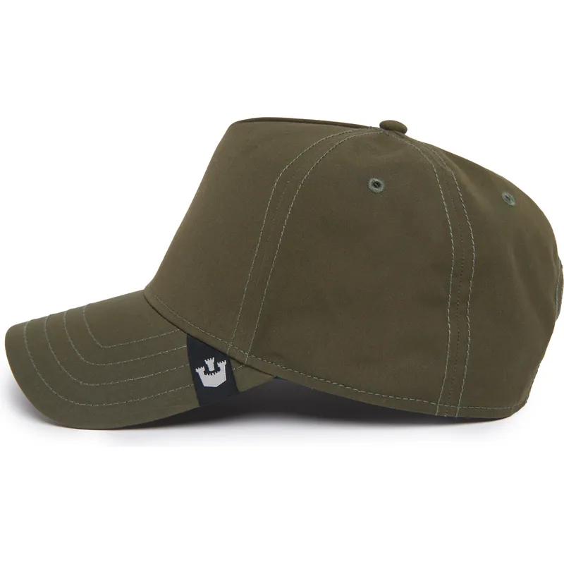 grune-gebogene-snapback-kappe-the-farm-nude-von-goorin-bros grune-gebogene-snapback-kappe-the-farm-nude-von-goorin-bros