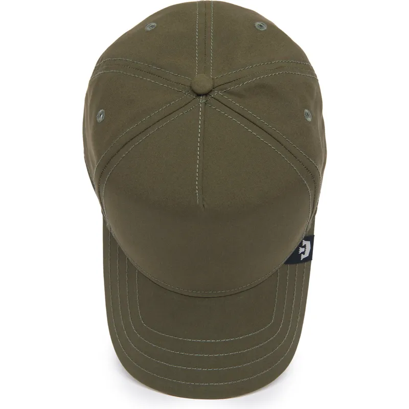 grune-gebogene-snapback-kappe-the-farm-nude-von-goorin-bros grune-gebogene-snapback-kappe-the-farm-nude-von-goorin-bros