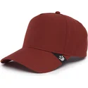 casquette-courbee-rouge-snapback-the-farm-nude-goorin-bros