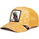 trucker-cap-gelb-vogel-punk-spray-paint-arch-the-farm-paisley-von-goorin-bros