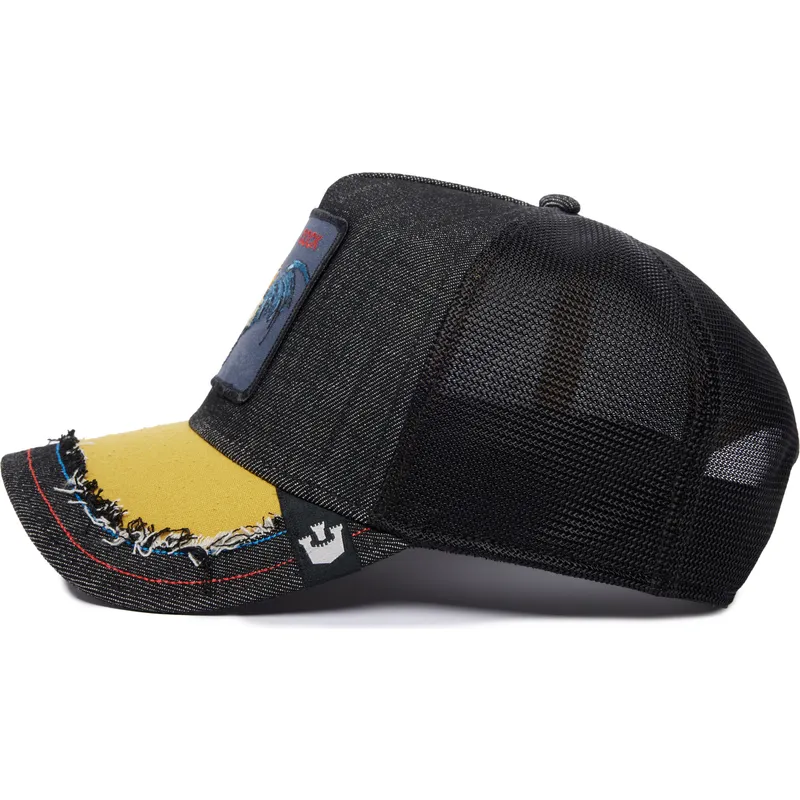 trucker-cap-schwarz-hahn-silky-cock-the-farm-silky-roots-von-goorin-bros
