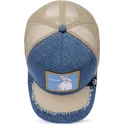 trucker-cap-blau-und-beige-kaninchen-tricky-silky-rabbit-the-farm-silky-roots-von-goorin-bros