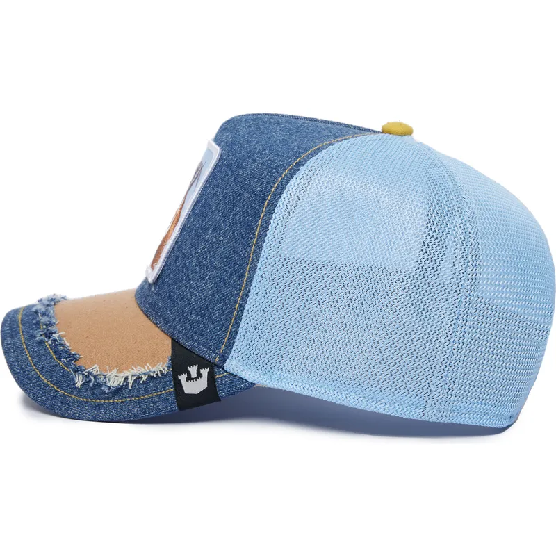 trucker-cap-blau-ziege-goat-silky-goat-the-farm-silky-roots-von-goorin-bros