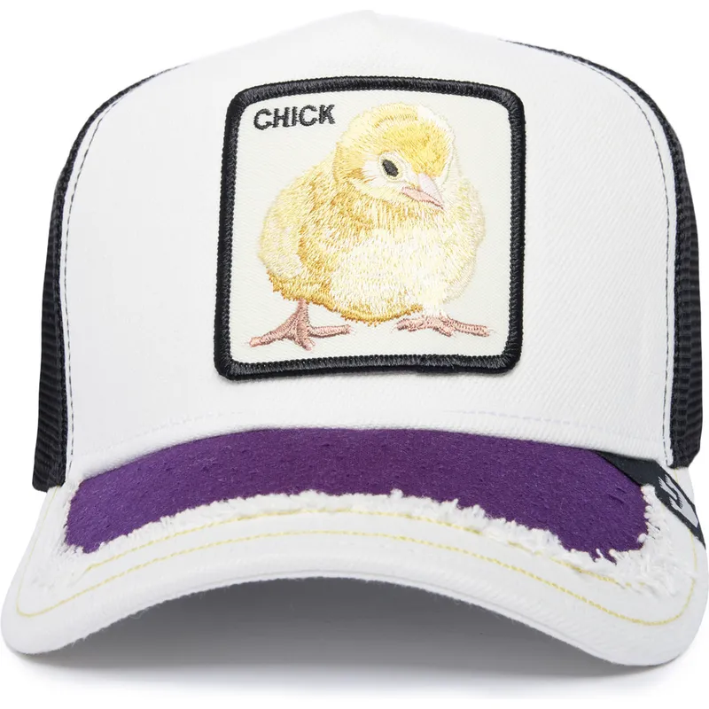trucker-cap-weiss-und-schwarz-kuken-silky-chick-the-farm-silky-roots-von-goorin-bros