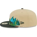 mutzen-flach-braun-angepasst-59fifty-team-landscape-der-new-york-yankees-mlb-von-new-era