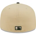 mutzen-flach-braun-angepasst-59fifty-team-landscape-der-new-york-yankees-mlb-von-new-era
