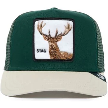 Mützen gebogen grün snapback Stag The Farm Premium The Farm Goorin Bros.