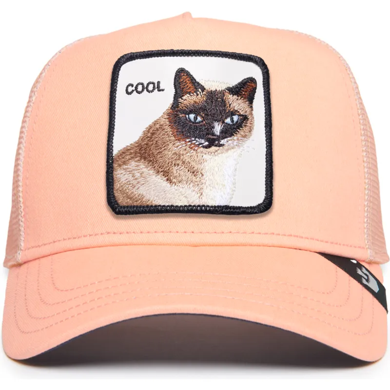 trucker-cap-rosa-katze-cool-cat-the-farm-premium-von-goorin-bros trucker-cap-rosa-katze-cool-cat-the-farm-premium-von-goorin-bros
