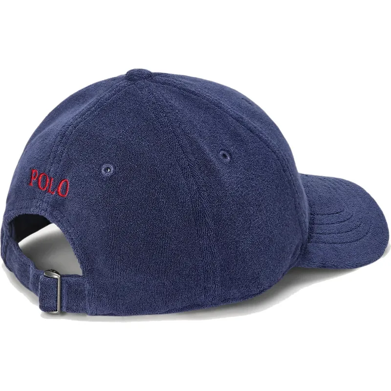 mutzen-gebogen-marineblau-verstellbares-band-von-polo-ralph-lauren mutzen-gebogen-marineblau-verstellbares-band-von-polo-ralph-lauren