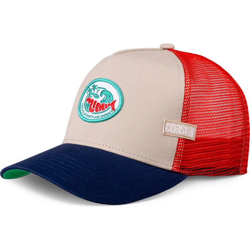 beige-rote-und-marineblaue-trucker-kappe-mimik-sandylane-hft-von-coastal