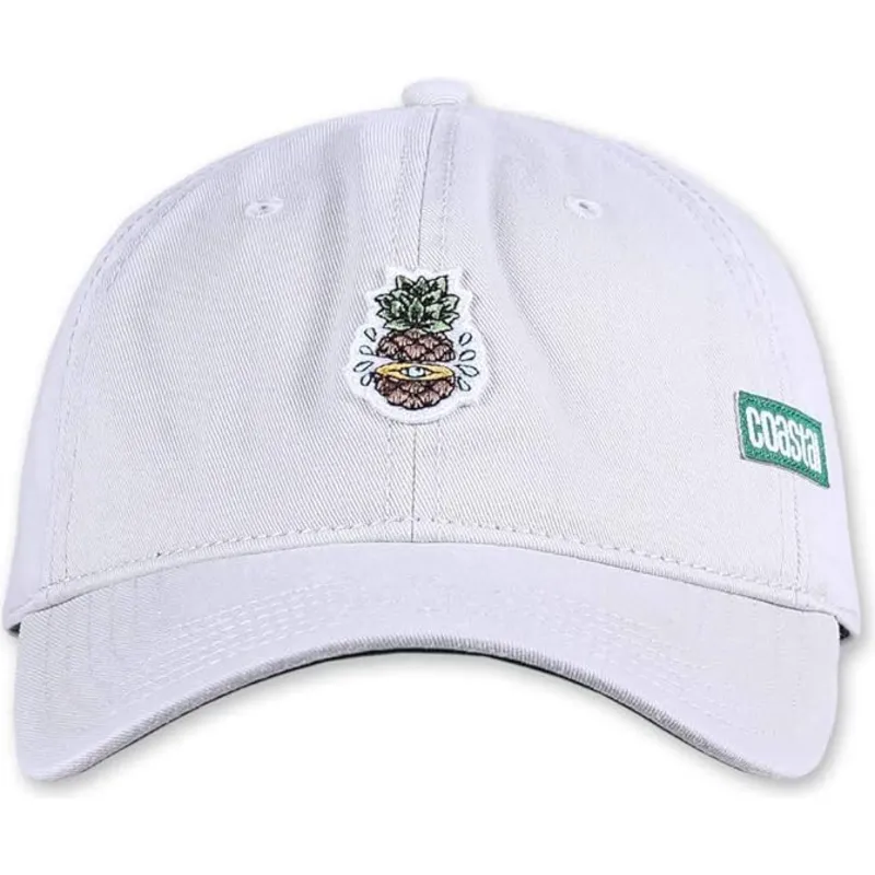 beige-verstellbare-curved-cap-pinapple-von-coastal