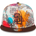 mutzen-flach-multicolor-snapback-9fifty-spring-der-san-diego-padres-mlb-von-new-era
