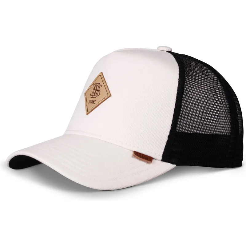 weisse-und-schwarze-trucker-kappe-hft-cotton-knit-von-djinns