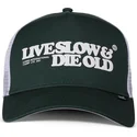 grune-und-weisse-trucker-kappe-live-slow-die-old-hft-lsdo-von-djinns
