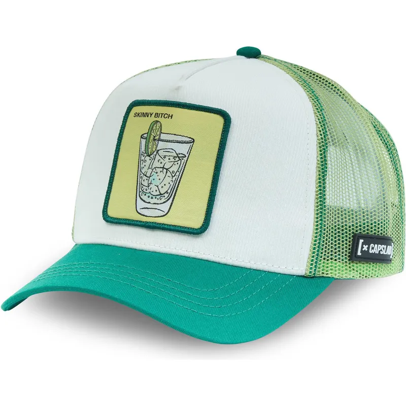 casquette-trucker-verte-skinny-bitch-ski-cocktails-capslab