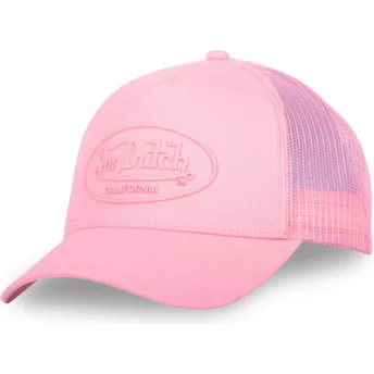 Mützen gebogen rosa snapback LOG03 von Von Dutch